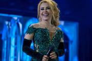 Joelma foi a estrela do show de abertura da Supercopa Rei