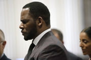 CHICAGO, IL - JUNE 26:  R&B singer R. Kelly appears at a hearing before Judge Lawrence Flood at Leighton Criminal Court Building June 26, 2019 in Chicago, Illinois. Prosecutors turned over to Kelly's defense team a DVD that alleges to show Kelly having sex with an underage girl in the 1990s. Kelly has been charged with mulitiple sex crimes involving four women, three of whom were underage at the time of the alleged encounters. 
 (Photo by E. Jason Wambsgans-Pool/Getty Images)