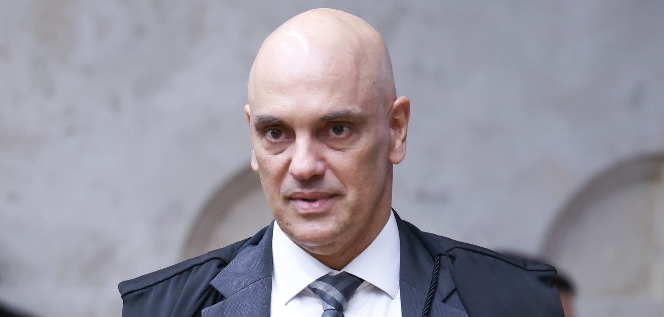 Alexandre de Moraes, durante sessão no STF - 28/05/2025