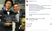 Pai de Neymar defende filho após críticas com postagem no Instagram Pai de Neymar defende filho após críticas com postagem no Instagram