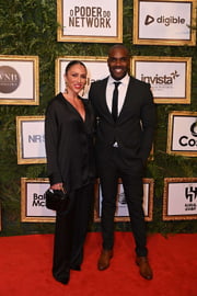 Rafael Zulu com a esposa, Aline Becker, no leilão beneficente do Instituto Neymar Rafael Zulu com a esposa, Aline Becker, no leilão beneficente do Instituto Neymar