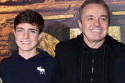 João Augusto com o pai, Gugu Liberato João Augusto com o pai, Gugu Liberato