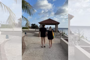 Fábio Jr e Fernanda Pascucci em Curaçao Fábio Jr e Fernanda Pascucci em Curaçao