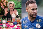 Ana Maria Braga e Neymar Ana Maria Braga e Neymar