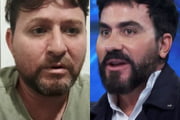 O ex-gerente Jair Aguiar e o padre Fábio de Melo