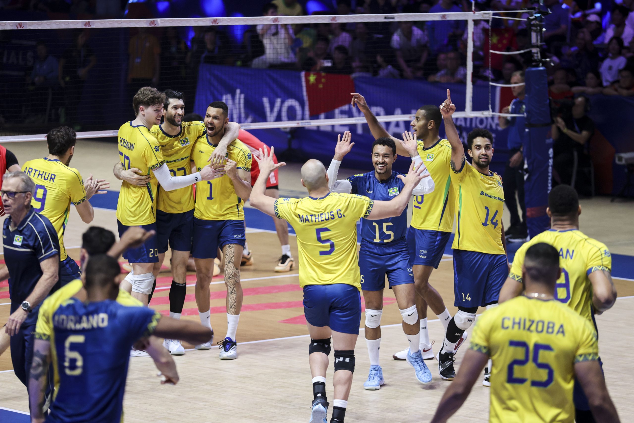 Brasil x Polônia: horário e onde assistir a partida pela Liga das Nações Masculina de Vôlei